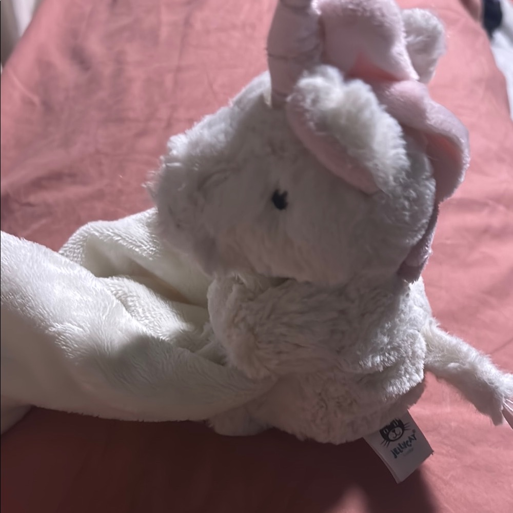 Jellycat Plush with Pink Accents